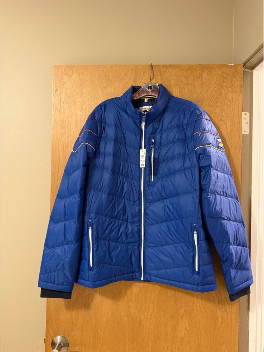 NWT Marine Layer Santiago Puffer Jacket | Size Large | Mazarine Blue
